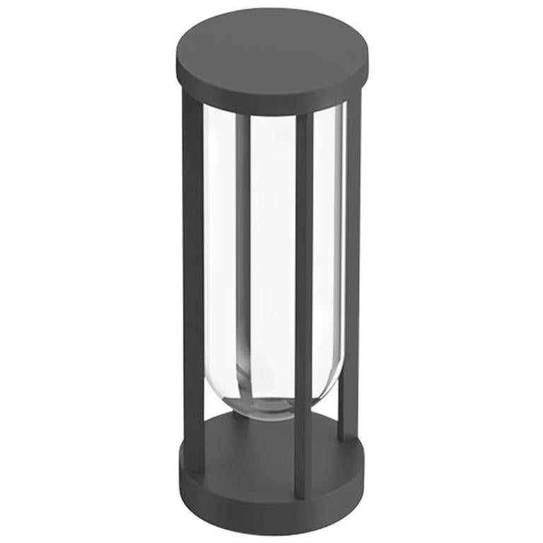 Flos In Vitro Bollard 1 0-10V 2700K Floor Lamp in Anthracite by Philippe Starck For Sale