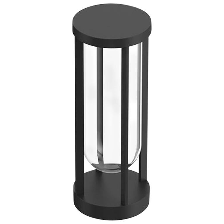 Flos In Vitro Bollard 1 0-10V 2700K Floor Lamp in Black by Philippe Starck For Sale