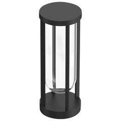 Lámpara de pie Flos In Vitro Bollard 1 0-10V 2700K en negro de Philippe Starck