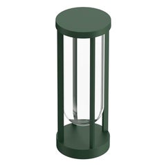 Flos In Vitro Bollard 1 0-10V 3000K Floor Lamp in Forest Green by Philippe