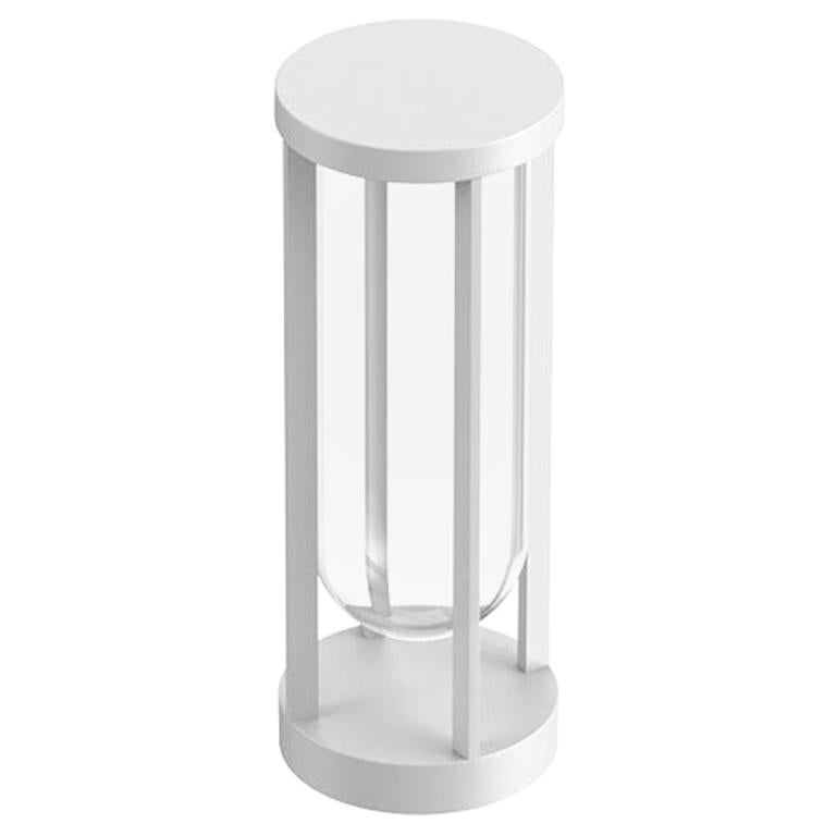 Flos In Vitro Bollard 1 2700K LED Floor Lamp in White by Philippe Starck For Sale