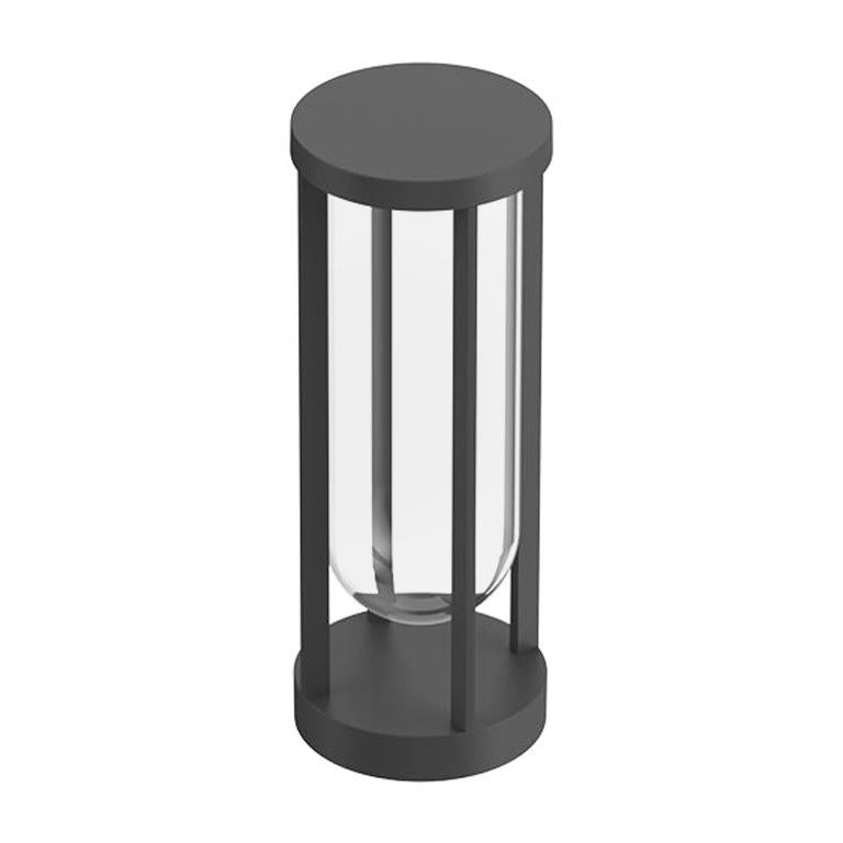 Flos In Vitro Bollard 1 3000K LED Floor Lamp in Anthracite by Philippe Starck For Sale