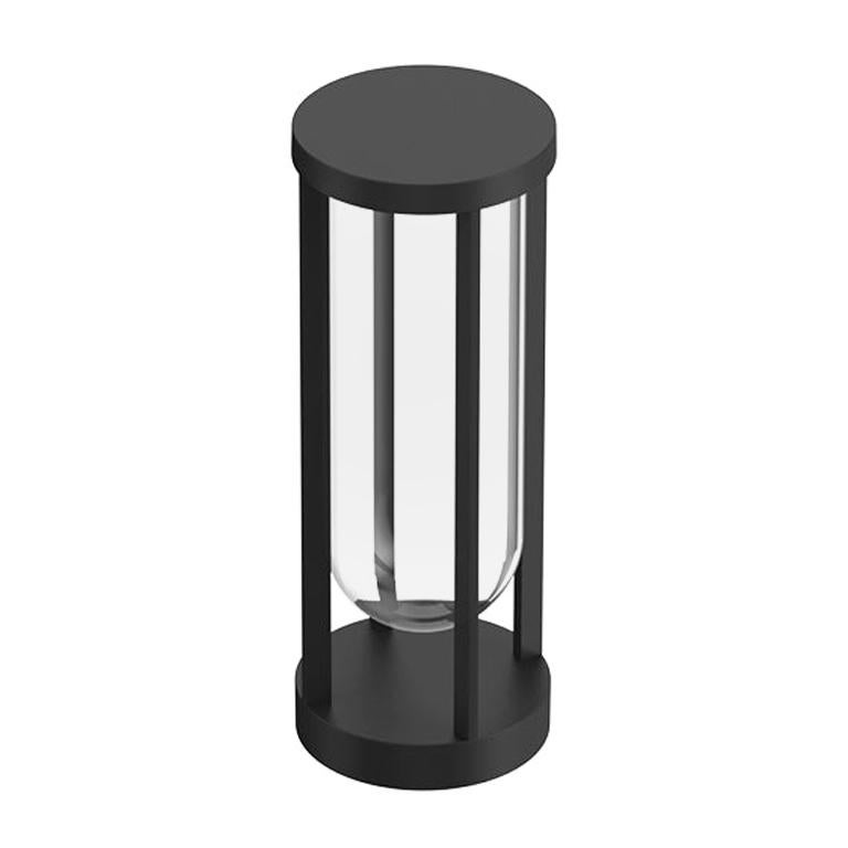 Flos In Vitro Bollard 1 3000K LED Floor Lamp in Black by Philippe Starck For Sale