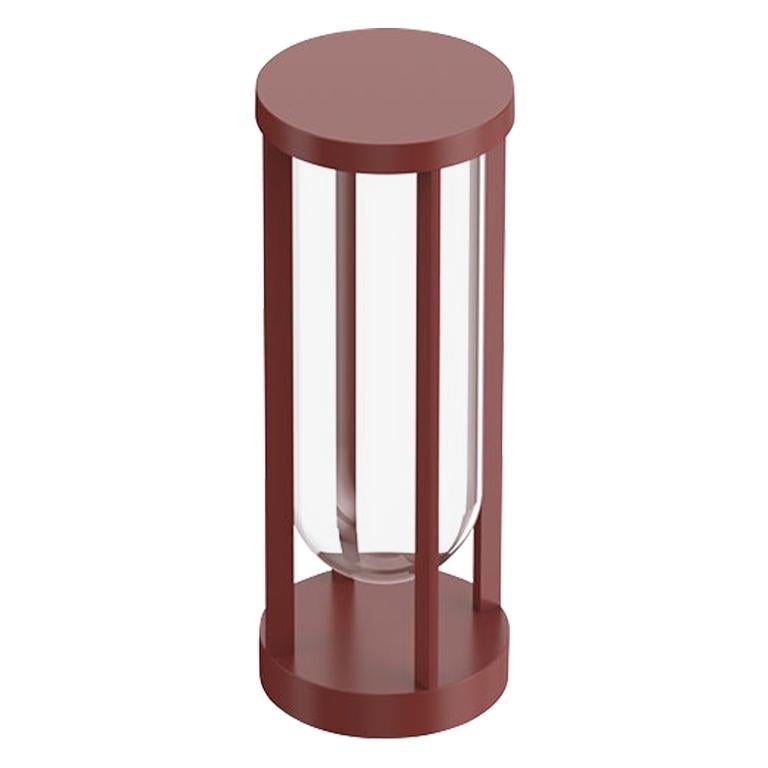 Flos In Vitro Bollard 1 3000K LED Floor Lamp in Terracotta by Philippe Starck For Sale