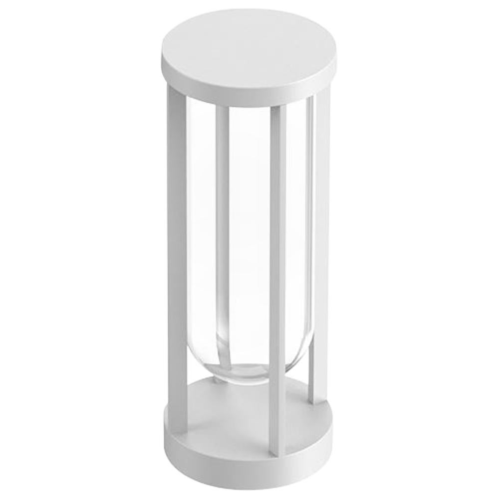 Flos In Vitro Bollard 1 3000K LED Floor Lamp in White by Philippe Starck For Sale