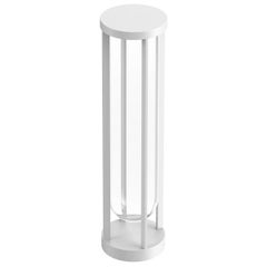 Flos In Vitro Bollard 2 0-10V 3000K Floor Lamp in White by Philippe Starck