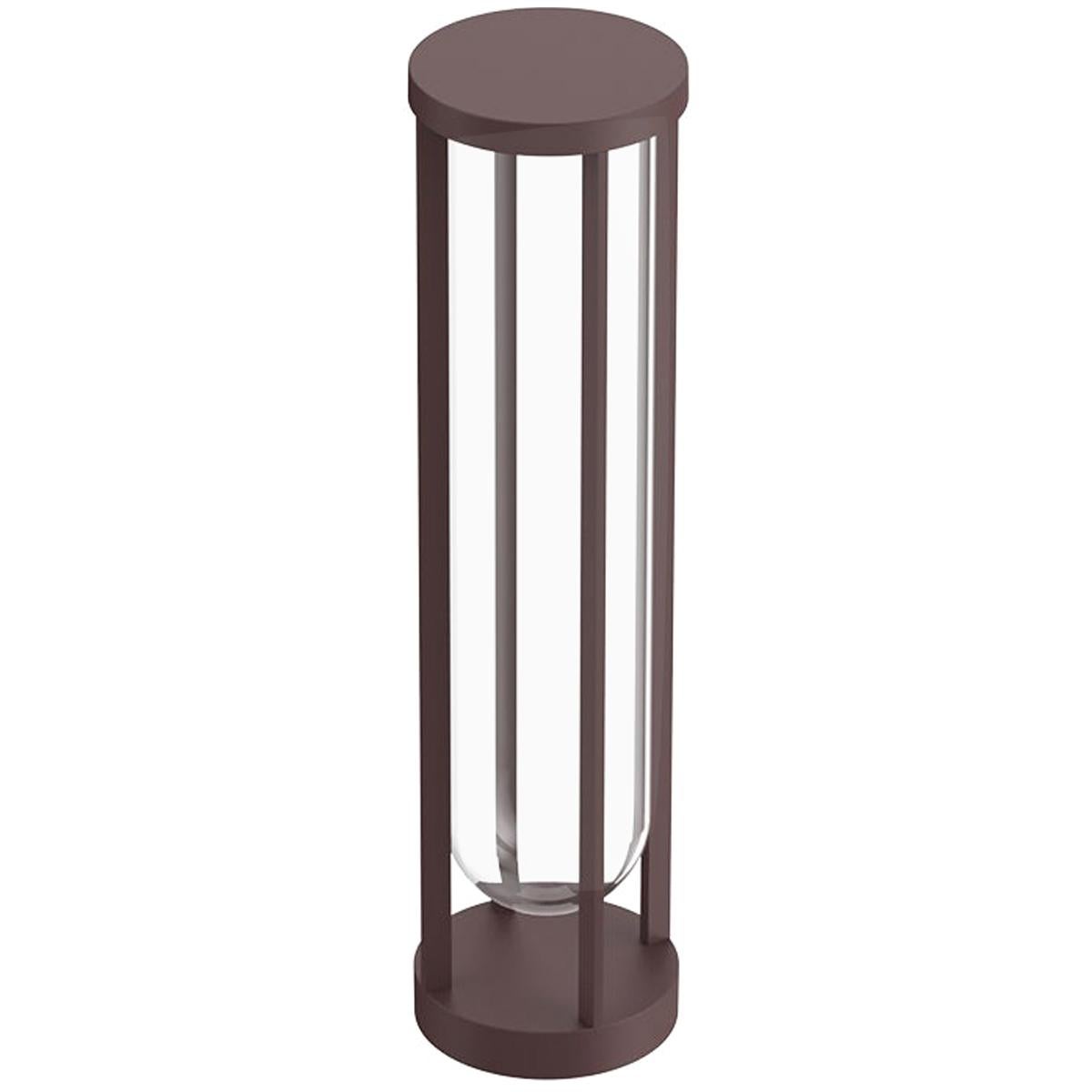 Flos In Vitro Bollard 2 2700K LED Stehleuchte in Deep Brown von Philippe Starck
