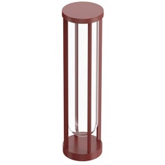 Flos In Vitro Bollard 2 2700K LED Floor Lamp in Terracotta by Philippe Starck