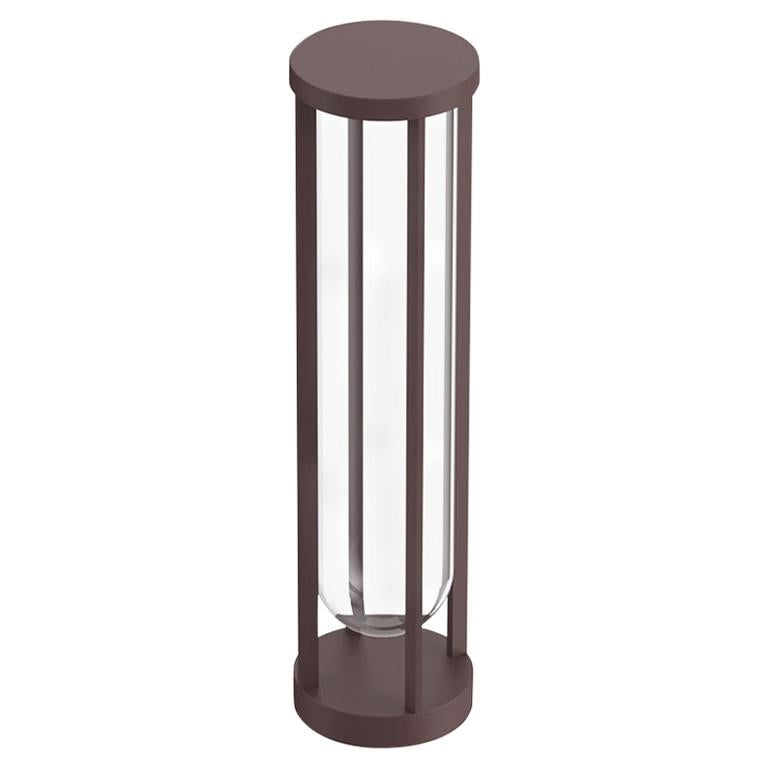 Flos In Vitro Bollard 2 3000K LED Floor Lamp in Deep Brown by Philippe Starck For Sale