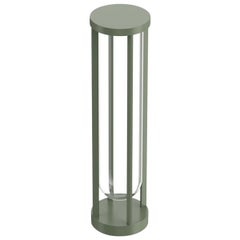 Lampadaire Flos In Vitro Bollard 2 3000K LED en vert pâle de Philippe Starck