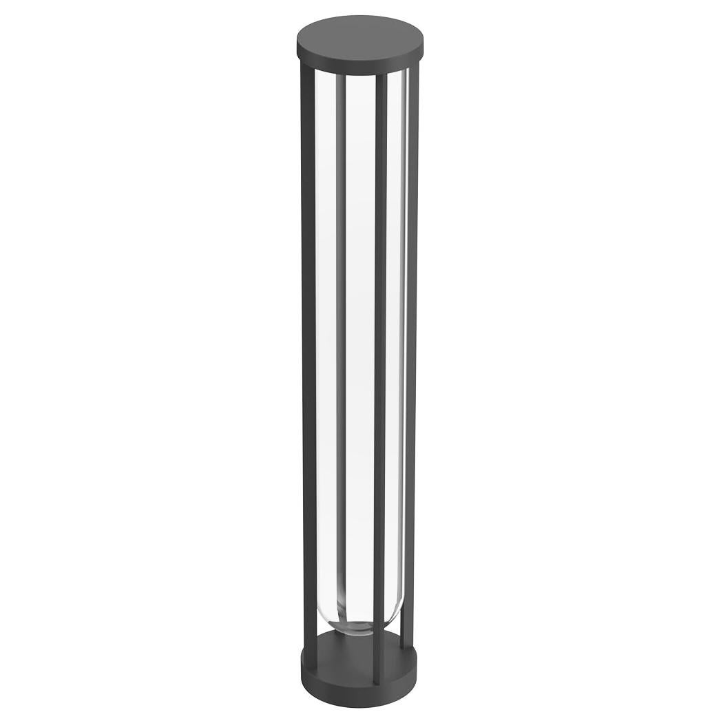 Flos In Vitro Bollard 3 0-10V 2700K Floor Lamp in Anthracite by Philippe Starck For Sale