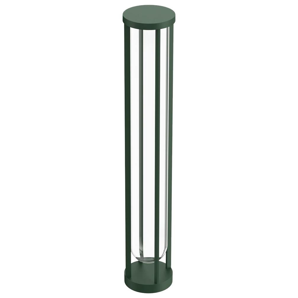 Flos In Vitro Bollard 3 0-10V 3000K Floor Lamp in Forest Green by Philippe  For Sale