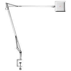 FLOS Kelvin Edge Clamp Lamp in Chrome by Antonio Citterio