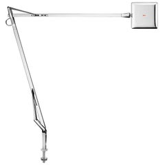 FLOS Kelvin Edge Desk Support Table Lamp in Chrome by Antonio Citterio