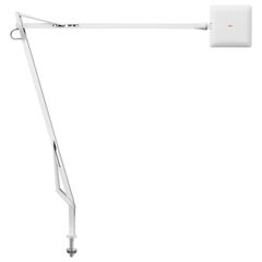 FLOS Kelvin Edge Desk Support Table Lamp in White by Antonio Citterio