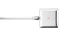 FLOS Kelvin Edge LED Chrome Desk Support Lamp w/ Hidden Cord by Antonio Citterio