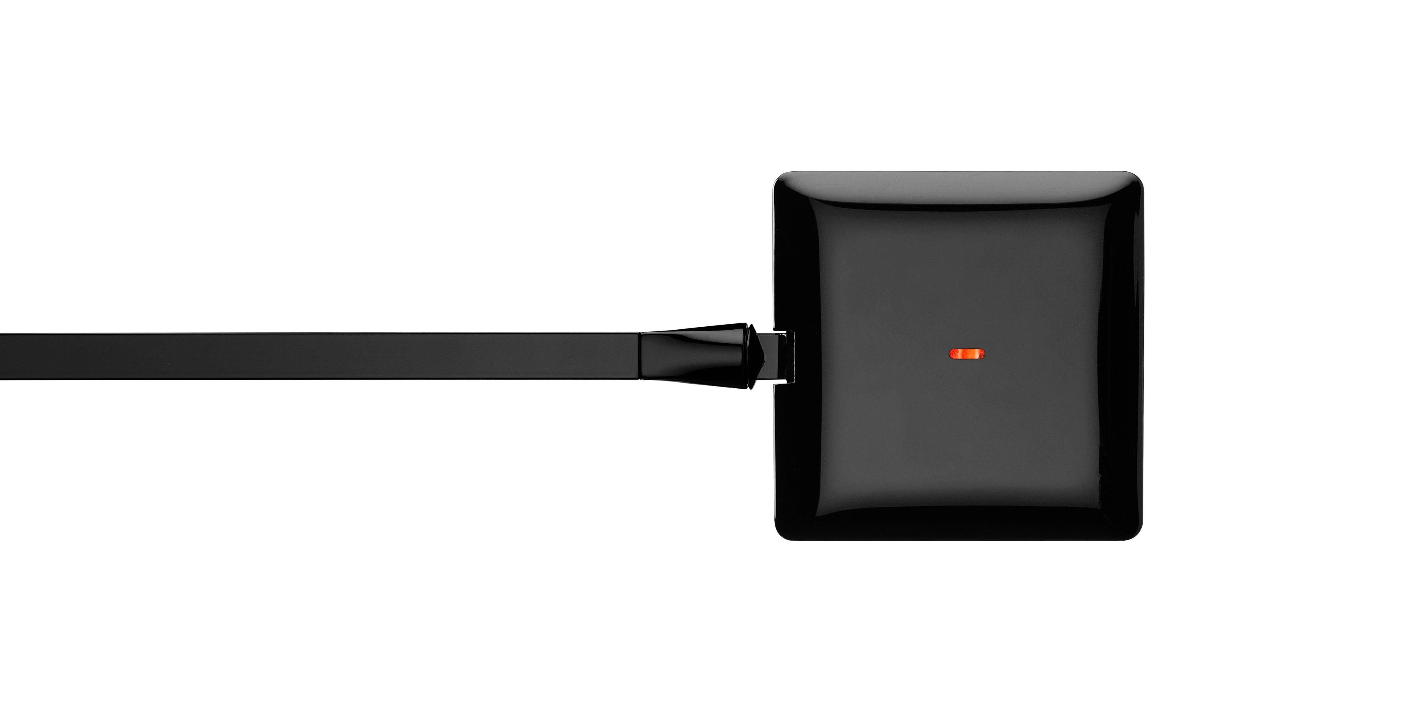 Moderne Lampe de bureau lumineuse à LED FLOS Kelvin Edge en noir d'Antonio Citterio en vente