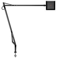 FLOS Kelvin Edge LED Desk Support Table Lamp in Black by Antonio Citterio
