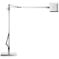 FLOS Kelvin Edge LED Table Lamp in Chrome by Antonio Citterio