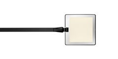 FLOS Kelvin Edge LED Tension Table Lamp in Black by Antonio Citterio