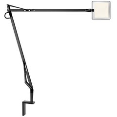 FLOS Kelvin Edge LED Tension Table Lamp in Black by Antonio Citterio