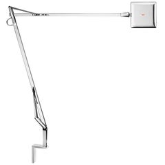 FLOS Kelvin Edge LED Tension Table Lamp in Chrome by Antonio Citterio
