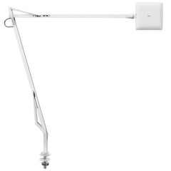 FLOS Kelvin Edge lED White Desk Support Lamp w/ Hidden Cord by Antonio Citterio