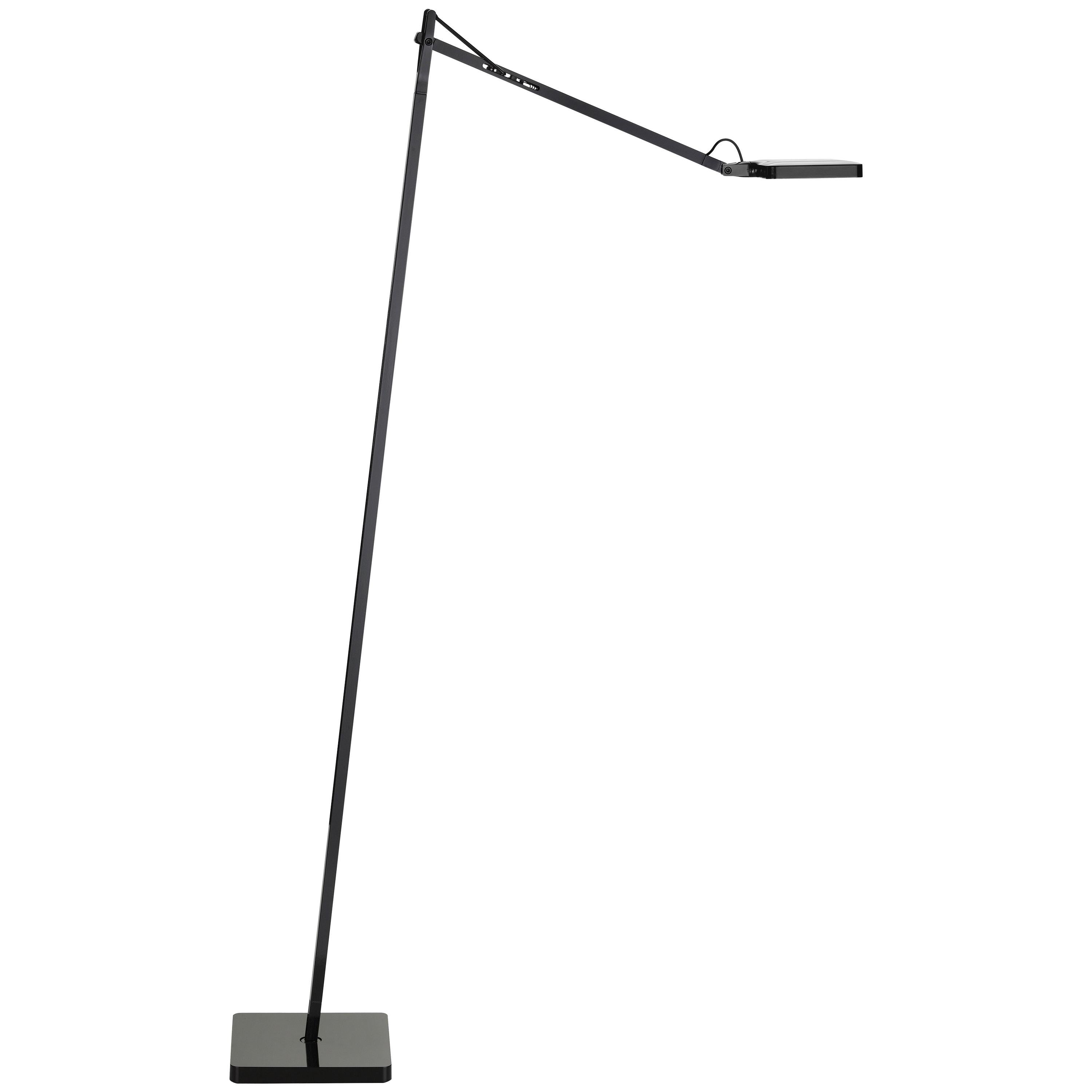 FLOS Kelvin Led F Floor Lamp in Black by Antonio Citterio and Toan Nguyen  For Sale at 1stDibs