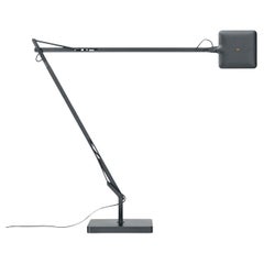 Lampe de bureau Flos Kelvin LED verte avec capteur de réglage en anthracite