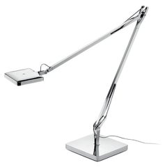 Flos Kelvin LED Green Mode Table Lamp with Adjusting Sensor in Chrome