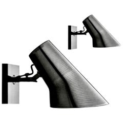 Lampe murale Flos Kelvin Spot Nero noire, lampe d'applique moderne, Antonio Citterio