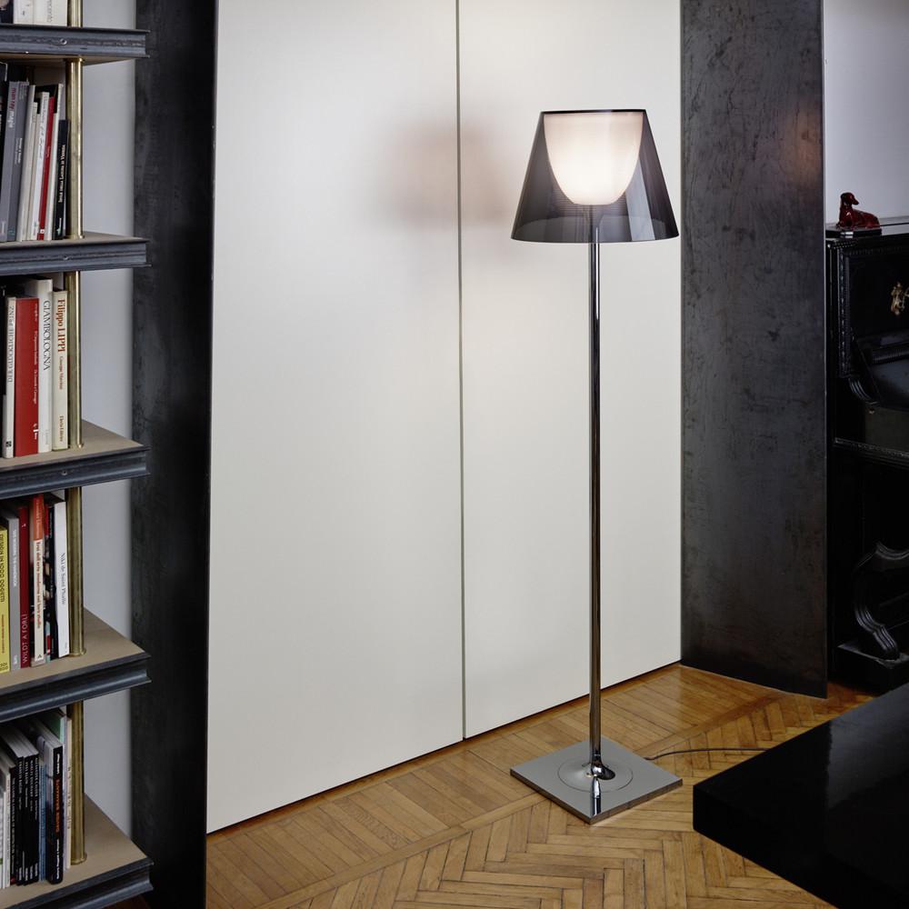 Flos KTribe F2 Dimmable Floor Lamp in Aluminized Bronze by Philippe Starck For Sale 1