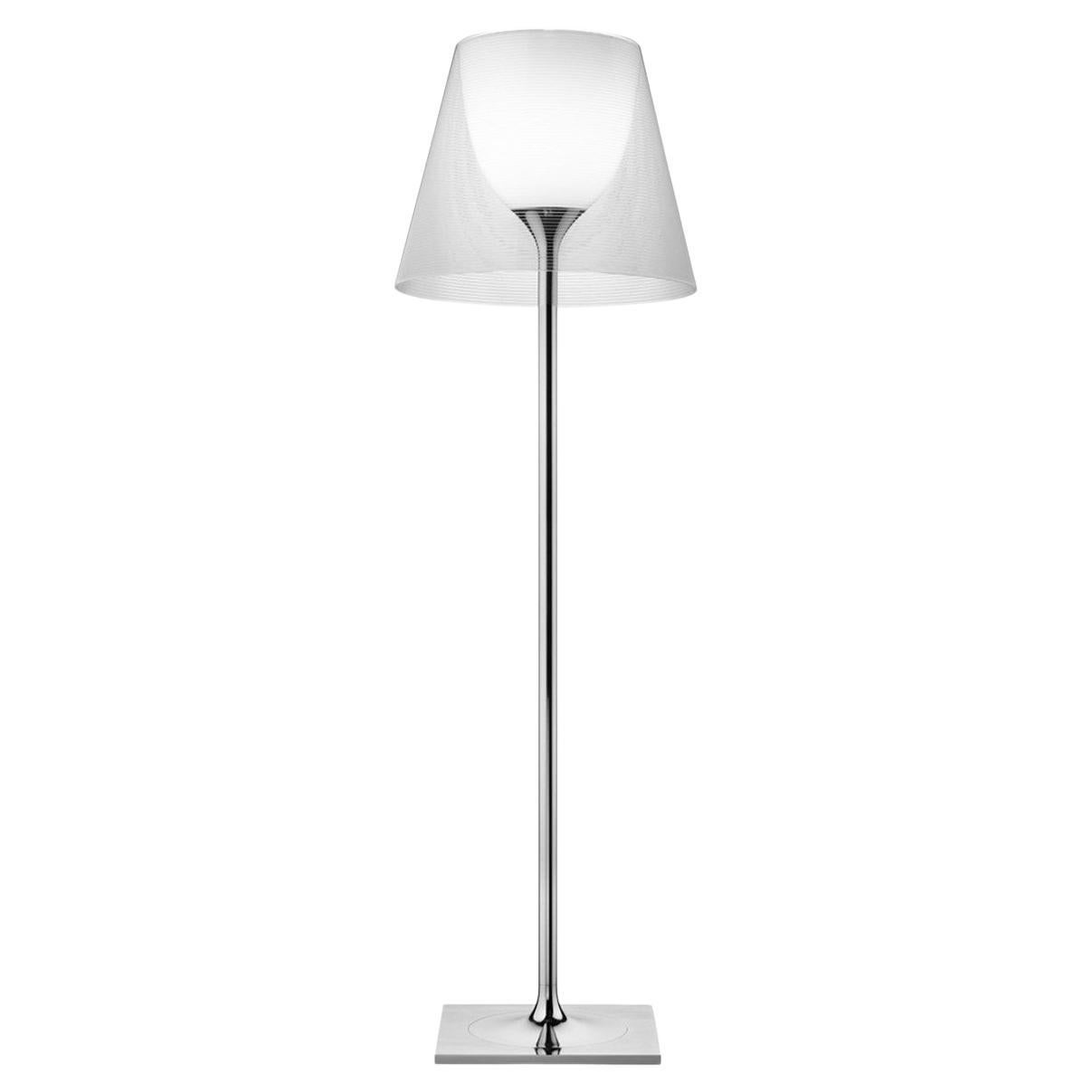 Flos KTribe F3 Dimmable Floor Lamp in Transparent by Philippe Starck