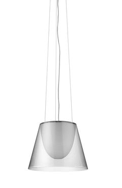 FLOS Ktribe S2 Halogen Pendant Light in Transparent by Philippe Starck