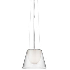 FLOS Ktribe S2 Halogen Pendant Light in Transparent by Philippe Starck