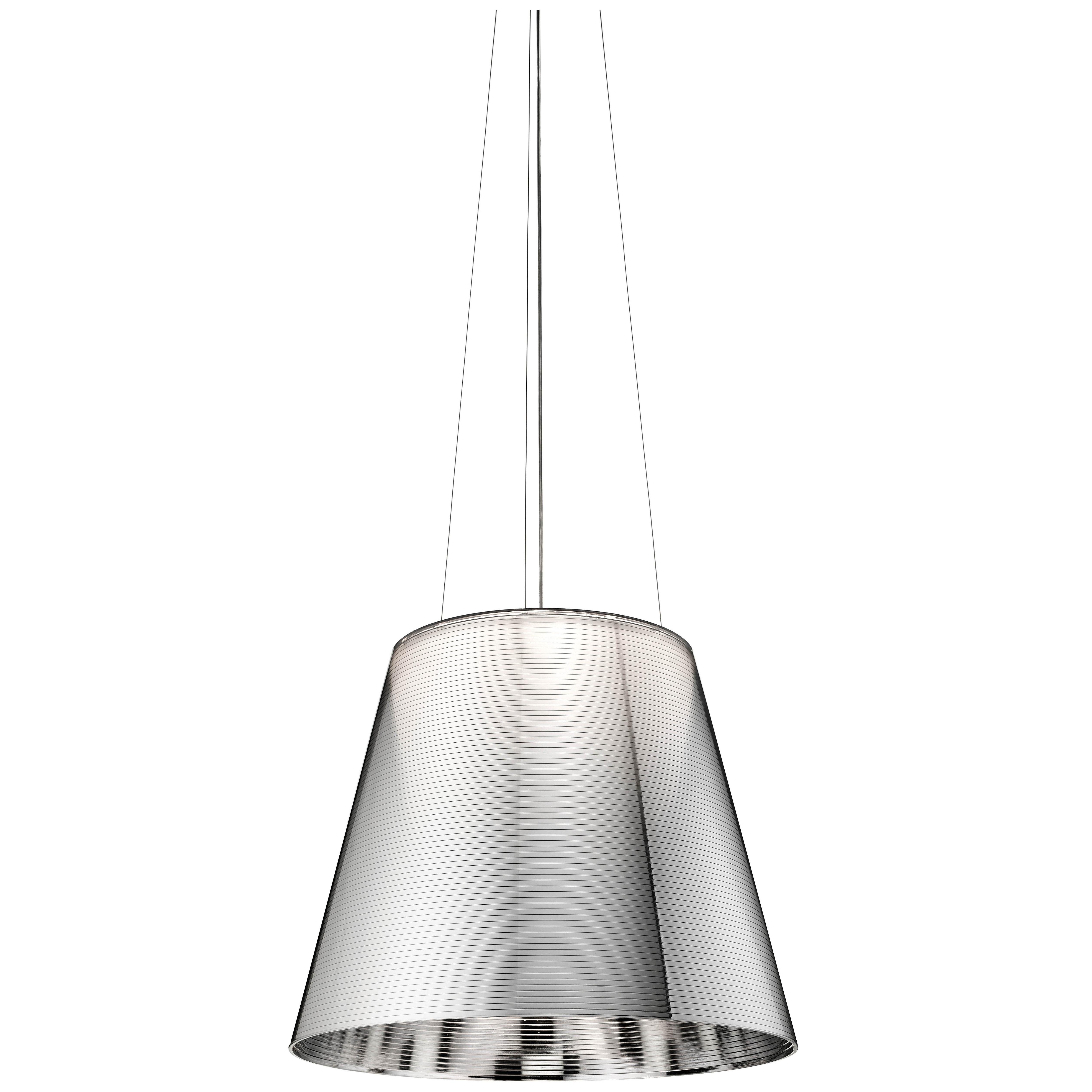 Isolere Vuggeviser Ordsprog FLOS Ktribe S3 Halogen Pendant Light in Aluminized Silver by Philippe Starck  For Sale at 1stDibs | ktribe philippe starck