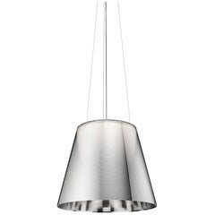 FLOS Ktribe S3 Halogen Pendant Light in Aluminized Silver by Philippe Starck