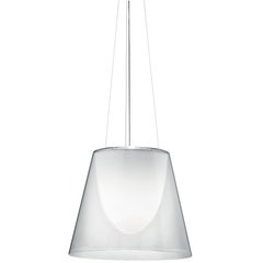 FLOS Ktribe S3 Halogen Pendant Light in Transparent by Philippe Starck