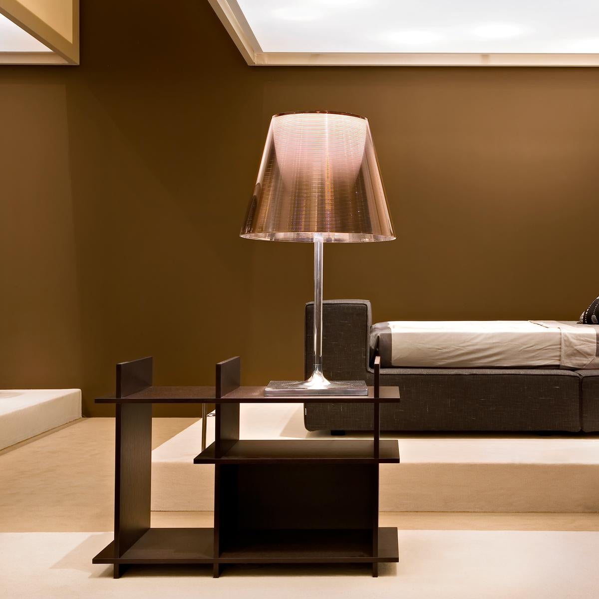 italien Lampe de bureau halogène FLOS Ktribe T2 en bronzealuminium par Philippe Starck en vente