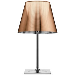 FLOS Ktribe T2 Halogen Table Lamp in Aluminized Bronze by Philippe Starck