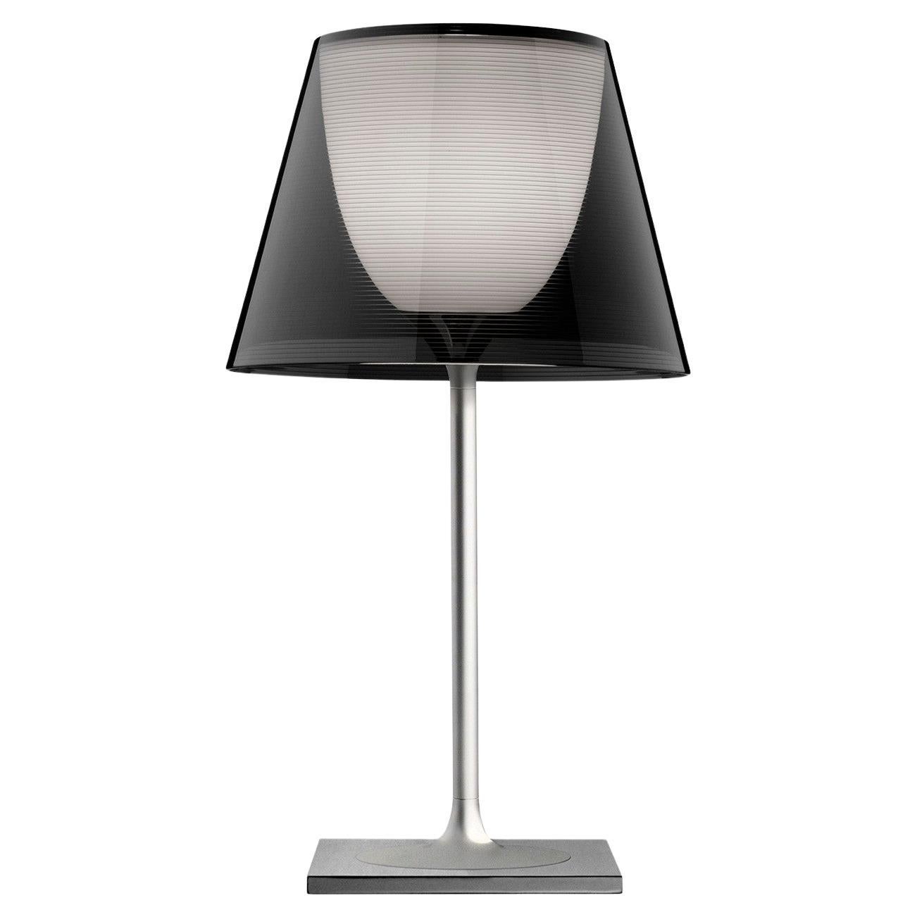 Flos Ktribe Table Lamp in Grey and Fumee by Philippe Starck