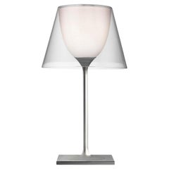 Lampada da tavolo Flos Ktribe in grigio e trasparente di Philippe Starck