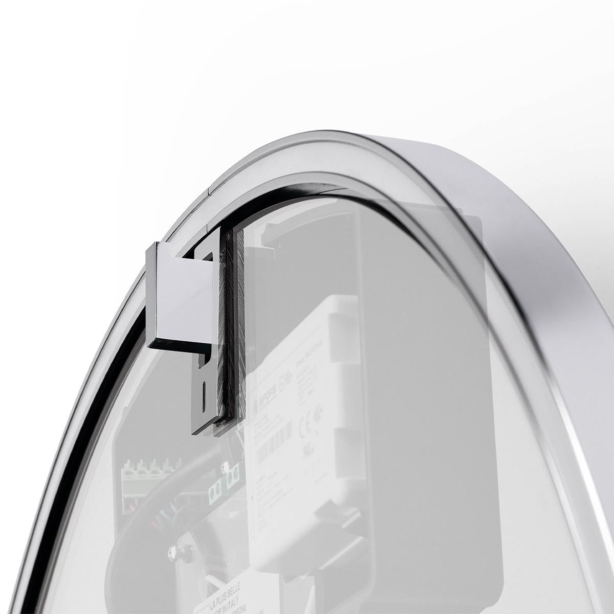 Contemporary Flos La Plus Belle Plug-in Mirror in Aluminium by Philippe Starck For Sale