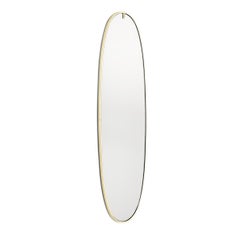 Flos La Plus Belle-Spiegel in Gold mit Stecker von Philippe Starck