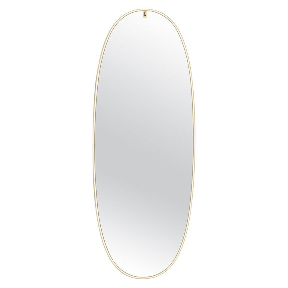 Flos La Plus Belle-Spiegel in Gold mit Stecker von Philippe Starck