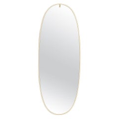 Flos La Plus Belle Wall Mounted Mirror in Gold by Philippe Starck