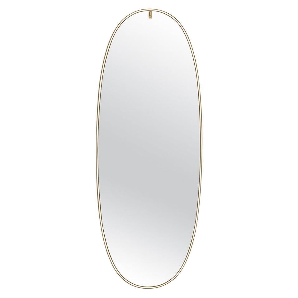 Flos La Plus Belle Wall Mounted Mirror in Polished Bronze by Philippe Starck