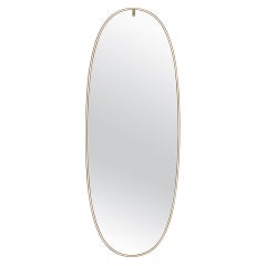 Flos La Plus Belle Wall Mounted Mirror in Polished Bronze by Philippe Starck