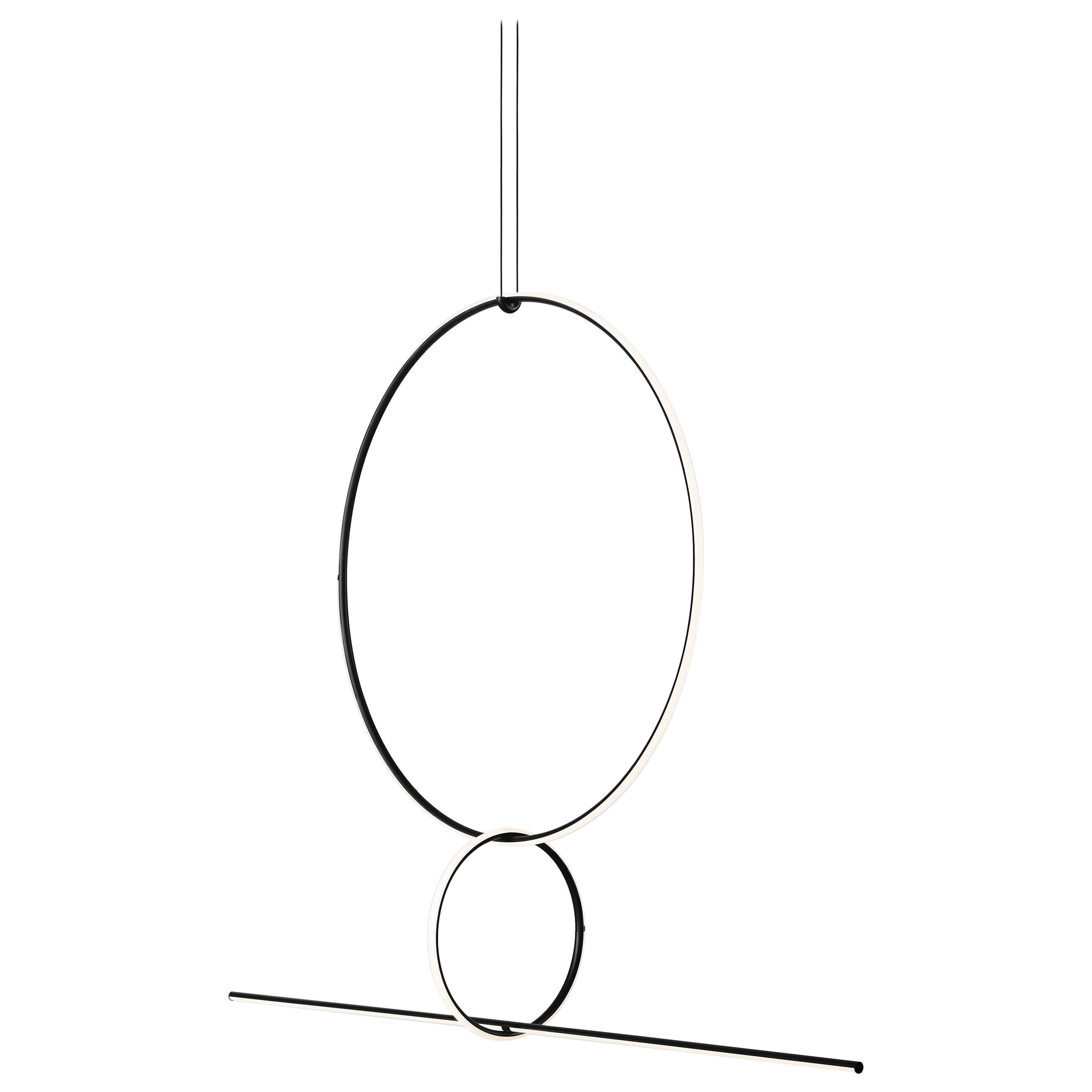 FLOS Large & Small Circles with Line Arrangements Light by Michael Anastassiades For Sale