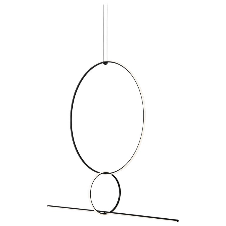 FLOS Large and Small Circles with Line Arrangements Light by Michael  Anastassiades For Sale at 1stDibs